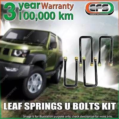 Rear EFS Leaf Spring U Bolt Kit For Nissa Navara D21 4WD 1/1986 TO 2/1997 • $89.95