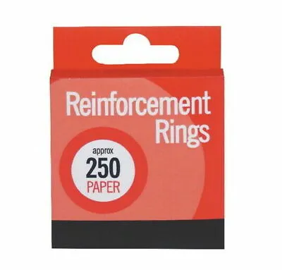 1000 X Paper Ring Reinforcers For Punched Holes Reinforcement Washers File-   • £6.80