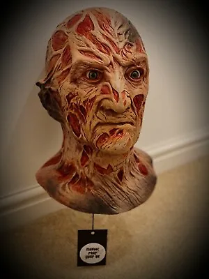1:1 Freddy Krueger Bust (Part 4) - Overhauled Trick Or Treat Studios Mask • $286.37