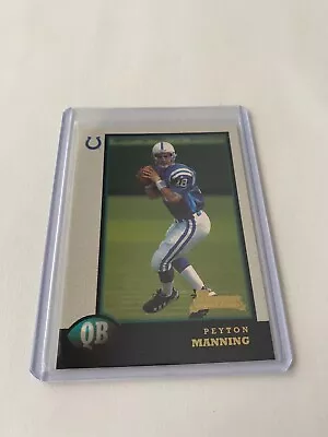 1998 Bowman Football Peyton Manning Rookie Cards #1 (0409A) • $19.99