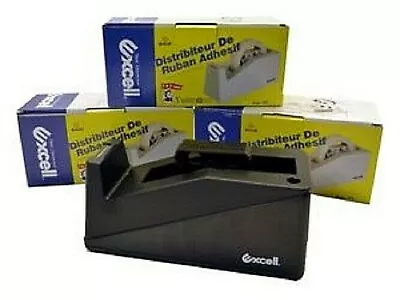 (Lot Of 3) Black Excell Twincore Tape Dispenser 1 Inch And 3 Inch Core Brand New • $36.99