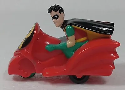 McDonald's DC Comics Robin Motorcycle Figure Batman Toy 3  Vintage 1993 • $3.40