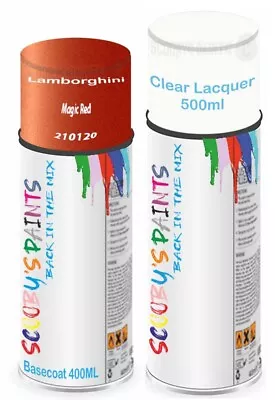 For Lamborghini Aerosol Spray Paint Magic Red 210120 Car Scratch Repair Lacquer • £21.99