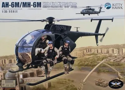 Kitty Hawk Models 50002 1:35 AH-6M/MH-6M Little Bird Helicopter Plastic Kit • $91.17
