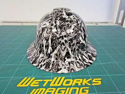 $49.99 • Buy Hard Hat Custom Hydro Dipped , OSHA Approved NEW SCREAMING SKULL , V GAURD ,
