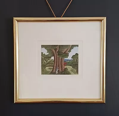Thomas McKnight Framed Aquatint-Pan's Oak-2012 Signed And Numbered • $525