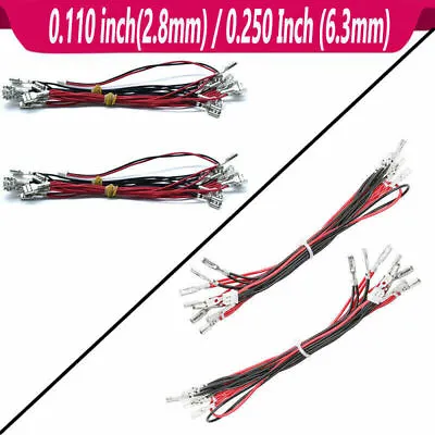 2 Pcs Arcade Cable Wire Daisy Chain For LED Light Push Buttons JAMMA MAME DIY • £9