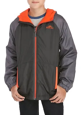 PACIFIC TRAIL Boy's 8 Gray Midweight Fleece Lined Hooded Jacket NWT $60 • $25