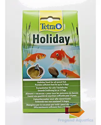 Tetra Pond Holiday Food 2 Week Pond Water Fish Food Block For Pond Koi Goldfish • £8.95