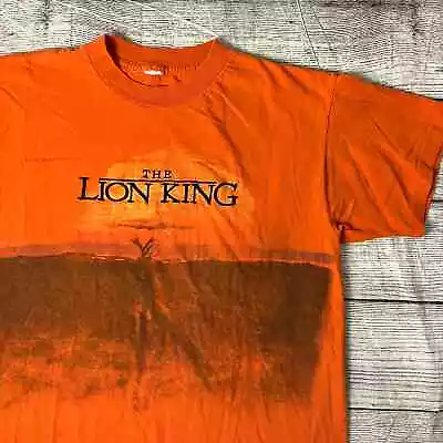 Vintage 1990s Disney's The Lion King All Over Print Movie T-shirt Size XL • $51.99