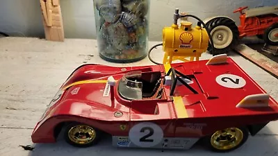 1:18 1972 Mario Andretti Ferrari 312p With Matching Gas Pump • $20