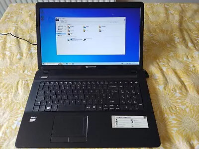 Packard Bell EasyNote LE69KB Laptop AMD E1-2500 CPU 17.3 Screen 500Gb HDD • £30