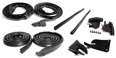 1968-70 Charger Road Runner Door Roof Vertical U Seal Weatherstrip 2DRHT Rubber  • $292.94