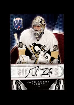 2009-10 Be A Player Signatures: Marc-Andre Fleury Auto NM-MT OR BETTER *GMCARDS* • $24.50