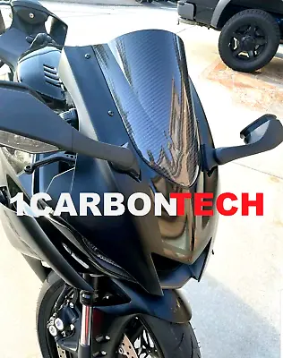 2017-2018-2019-2020-2021-2022 Yamaha Yzf R6 R Carbon Fiber Windscreen Windshield • $149