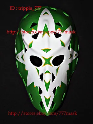 CUSTOM VINTAGE FIBERGLASS NHL ICE HOCKEY GOALIE HELMET MASK Gary Edwards HO23 • $139