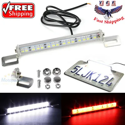 White/Red 30 SMD LED Car License Plate Backup Reverse Brake Light Lamp Universal • $8.45