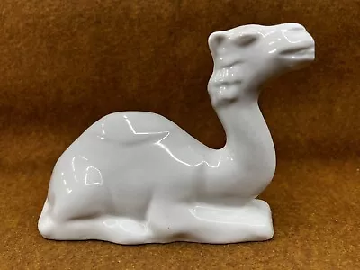 Naaman Israel Fine Porcelain White CAMEL Art Figurine • $29.44