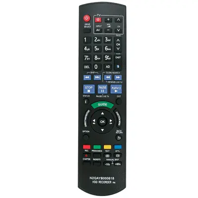 N2QAYB000618 Remote Control For Panasonic DVD Recorder DMR-HW100 DMR-HW100EBK • £9.15