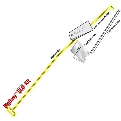 Steck Manufacturer 32950 Glow-in-the-Dark Yellow Big Easy Lock Knob Lifter Tool • $63.88