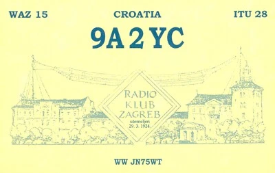 £2.89 • Buy 1 X QSL Card Radio Croatia 9A2YC Zagreb 2004 ≠ T050