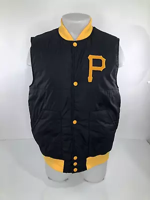 PITTSBURGH PIRATES / MITCHELL & NESS - Embroidered Mens L Cooperstown Vest • $64.11