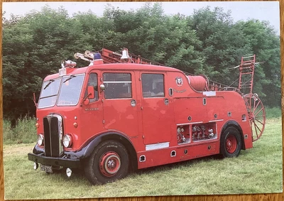 £1.99 • Buy Shetland Isles Northern Area Fire Brigade Bedford S Series Pump Escape Postcard