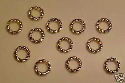 6mm FANCY JUMPRINGS For Making 1:9 Traditional Scale Model Horse Tack - GOLD • $1.99