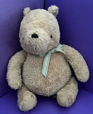 Disney Classic Winnie The Pooh 14” Plush Ribbon Embroidered Eyes/Nose Baby SALE! • $15