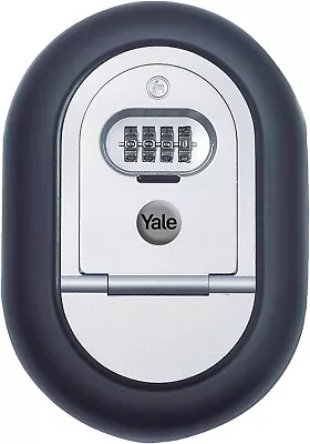 Yale Combination Wall Mounted Key Safe Box - Black/Silver Finish - Y500/187/1 • £32.99