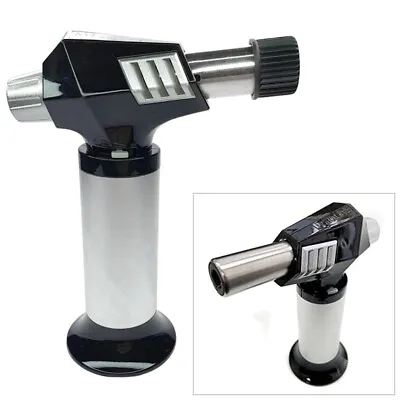 £15.05 • Buy Mini Butane Gas Torch Refillable Cordless Piezo Micro Blowtorch Adjustable Flame