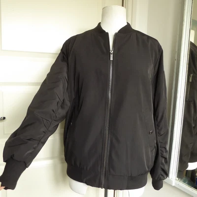 £9.99 • Buy WAREHOUSE Bomber Jacket Lightly Padded Pockets Zip Detail Harrington UK 12