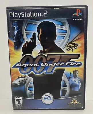 Agent Under Fire James Bond 007 Sony PlayStation 2 2002 PS2 Complete W/ Manual • $11.99