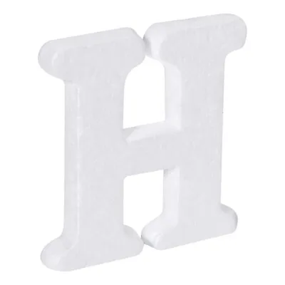 Foam Letters H Letter EPS White Polystyrene Letter Foam 100mm/4 Inch • $3.97