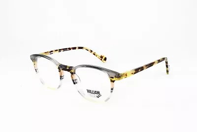 William Rast Unisex Eyeglasses Round WRO-1008 C3 Grey Tortoise 47mm NEW • $29.99