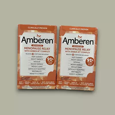 Amberen Multi-Symptom Menopause Relief 120 Caps 2 Pack New • $48.90