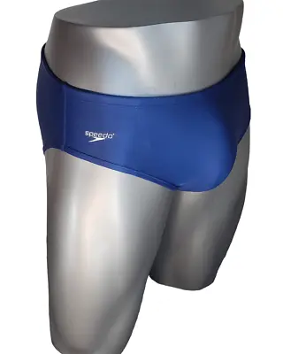 $29.99 • Buy Men's Speedo Classic Blue Swim Brief Nylon Lycra Size 30
