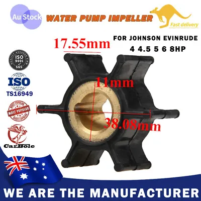 $18.99 • Buy 4/4.5HP 5HP 6HP 8HP Water Pump Impeller Repalce Johnson Evinrude Sierra 18-3091