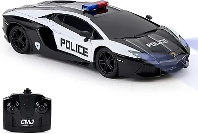 CMJ  RC  Cars  Lamborghini  Aventador  LP700 - 4  Police  Car  Officially  Licen • £23.99