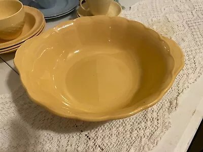 Vintage Grindley Yellow SERVING BOWL . “Laburnum Petal”. Made In England. • $25