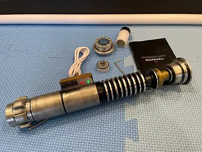 Luke Skywalker Weathered Custom Lightsaber Pixel Neo Xenopixel V3 36” Blade RotJ • $380