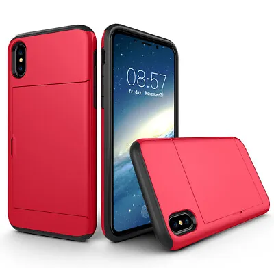 $7.59 • Buy For IPhone 11 12 13 Pro Max X XS Max XR IPhone 7 8Plus Wallet Card  Holder Case
