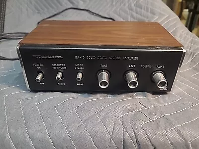 Realistic SA-10 Solid State Stereo Amplifier • $1