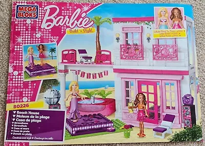 Barbie Mega Bloks Build ‘n Style 80226 Beach House & Princess Tea Party Bundle • £19.99