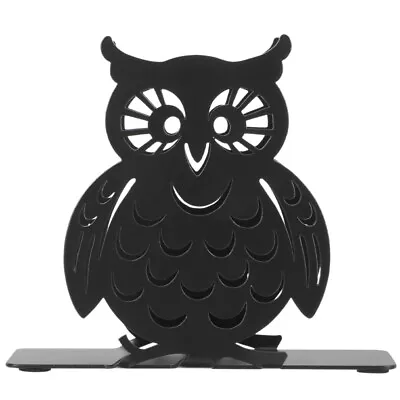 Owl Napkin Holder Metal Tissue Storage Stand For Table Decor-SO • £11.29
