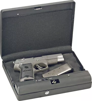 New Micro Gun Pistol Security Safety Locks Vault Safe Keypad And Key Access • $229.97