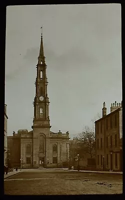 £15 • Buy ANTIQUE Magic Lantern Slide GREENOCK NO60 WEST PARISH CHURCH C1908 PHOTO 