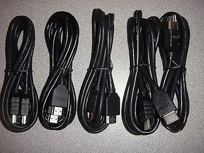 New Hdmi Cable 6ft Lot 5 Hdtv Directv Dish Cable Ps4 Blueray Dvd 720 1080i 1080p • $10.98