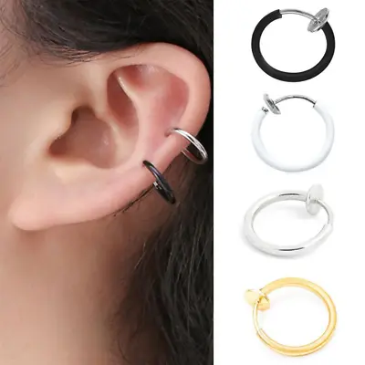 Magnetic Nose EarsBelly Buttonlip Ring For Unisex Usable Alloy False NoseHoop • $7.99