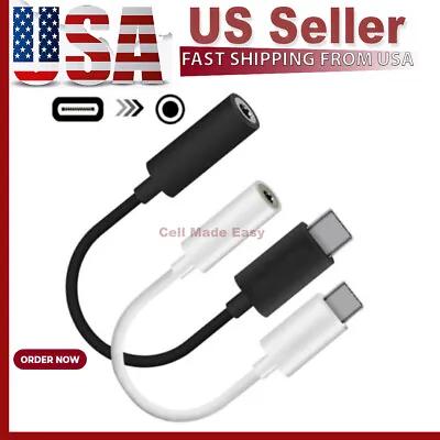 $1.84 • Buy USB-C Type C Adapter Port To 3.5MM Aux Audio Jack Earphone Headphone Cable USB 